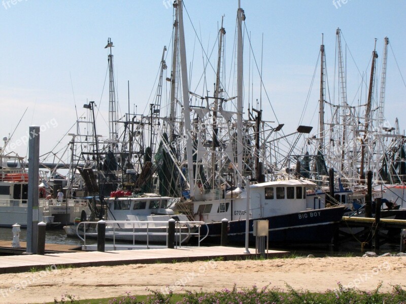 Shrimping Boats Gulf Coast Ms