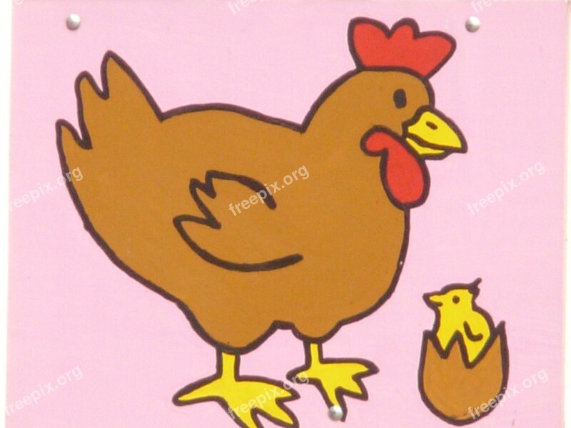 Chicken Chicks Comic Figure Image