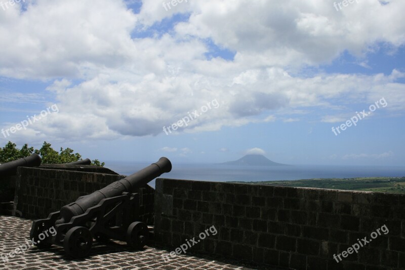 Brimstone Hill Fortres British Fort Cañoñ Military Protection