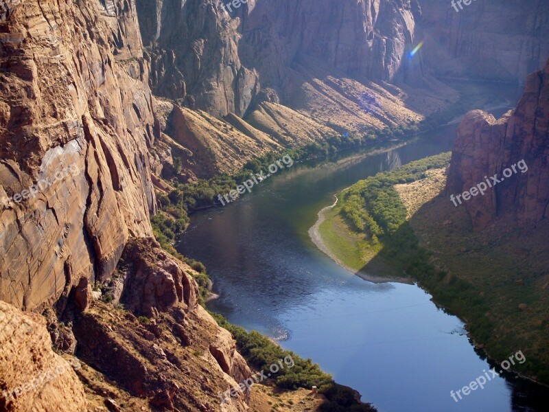 Colorado River Glen Canyon Page Arizona Usa