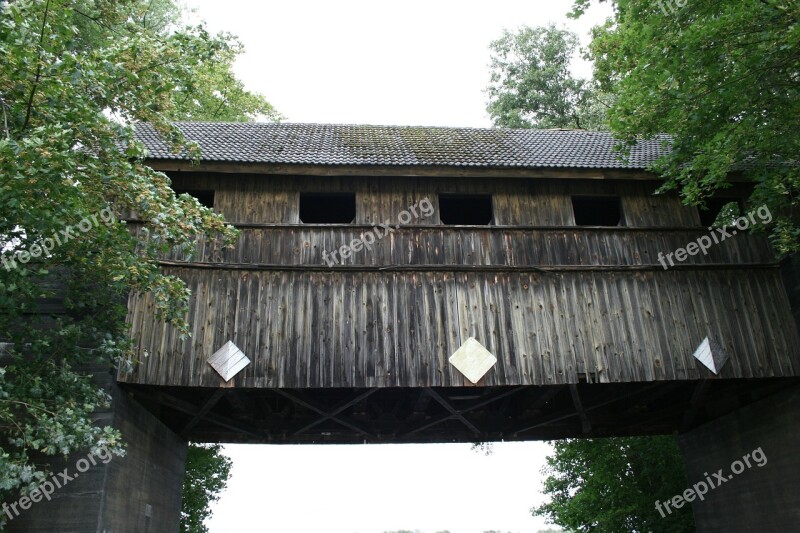 Müritz Wooden Bridge Historically Free Photos