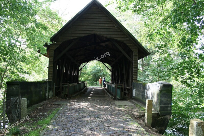 Wooden Bridge Müritz Historically Free Photos