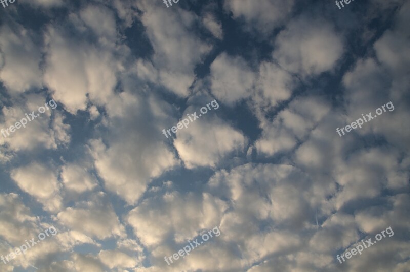 Clouds Stratocumulus Cloud Sky Fleecy Weather