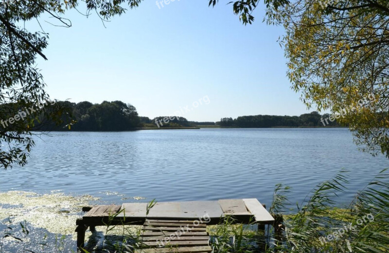 Mecklenburgische Seenplatte Mecklenburg Lake Nature Summer