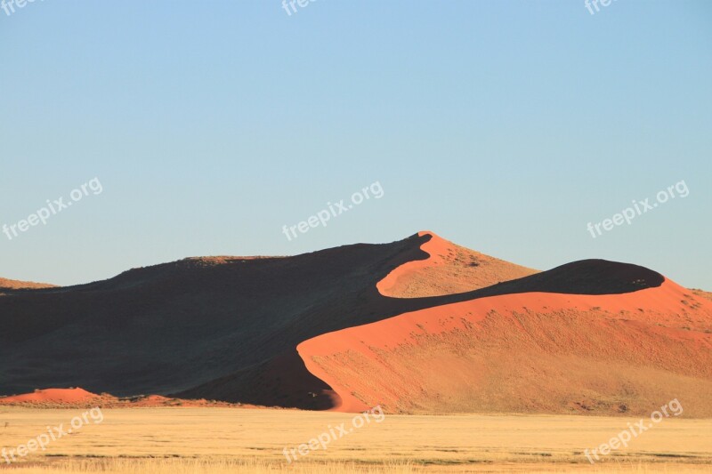 Dunes Desert Dry Namibia Africa