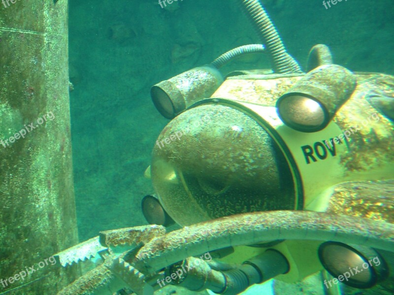 Diving Underwater Submarine Divers Diving Robot