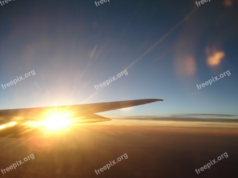 Aircraft Travel Window Sky Cloud