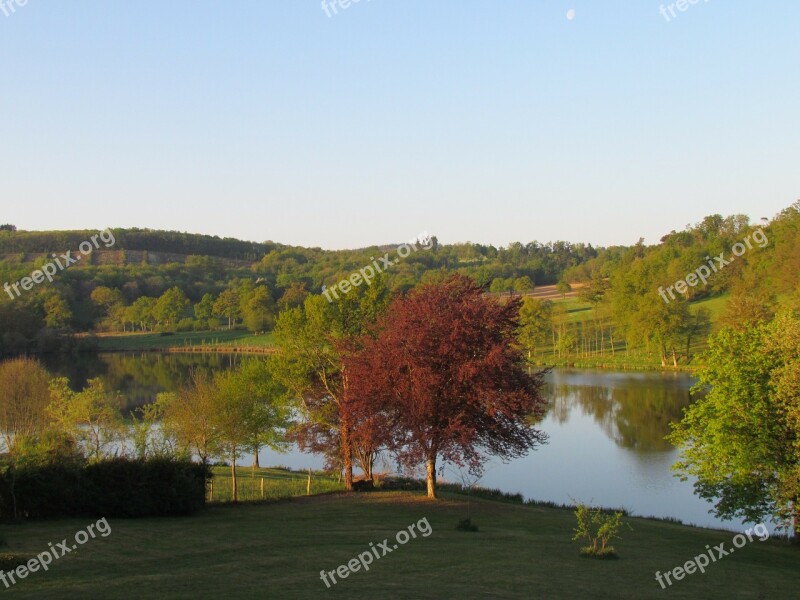 France Lake Autumn Free Photos