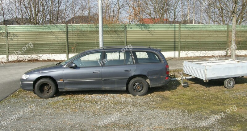 Opel Omega Trailers Auto Pkw