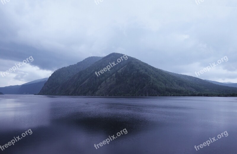 Mountain Water Reflections Landscape Lake