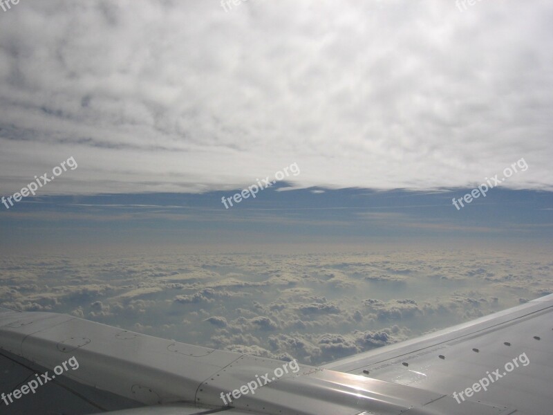 Clouds Aircraft Sky Flying Free Photos