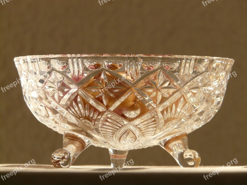 Shell Glass Bowl Vessel Bowl Glass