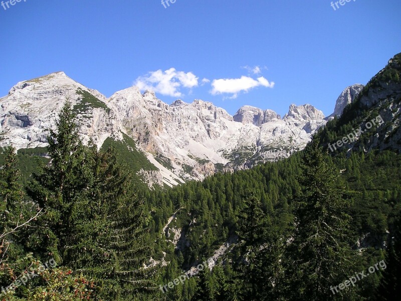 Mountains Alpine Brenta Italy Free Photos