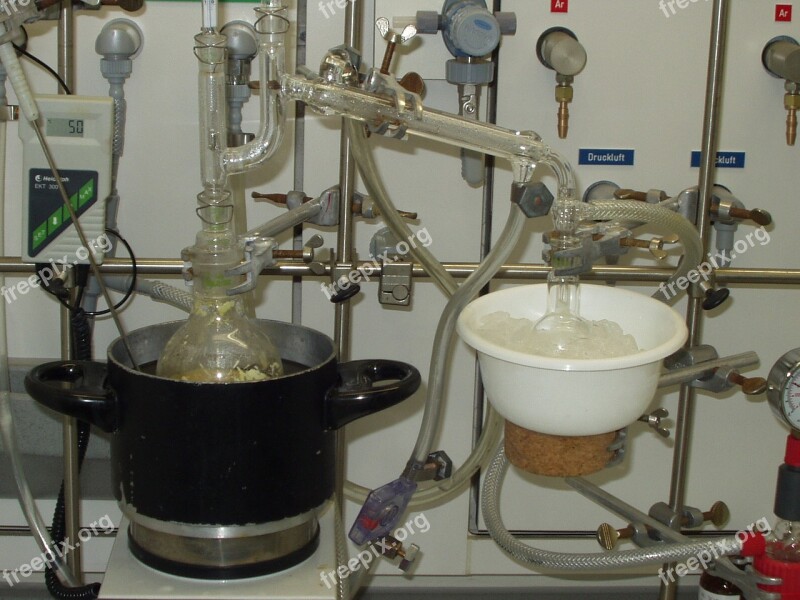 Destille Distill Chemistry Laboratory Piston