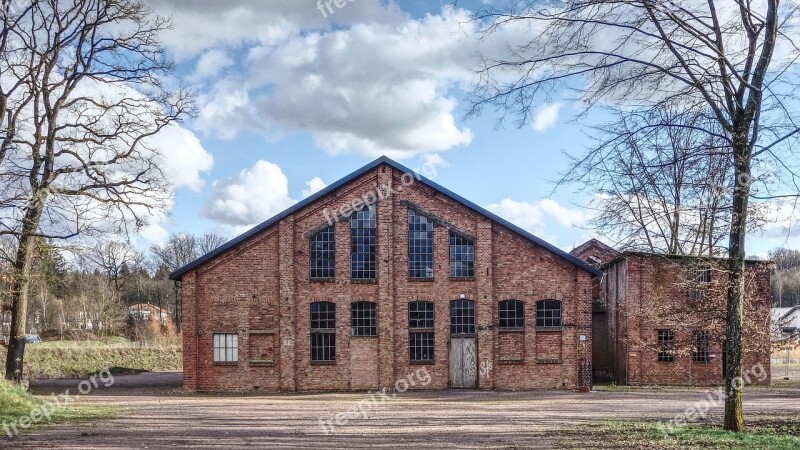 Factory Building Building Sky Brick Building Facade