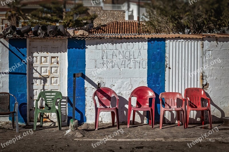 Fisher Huts Chairs Relaxing Fishing