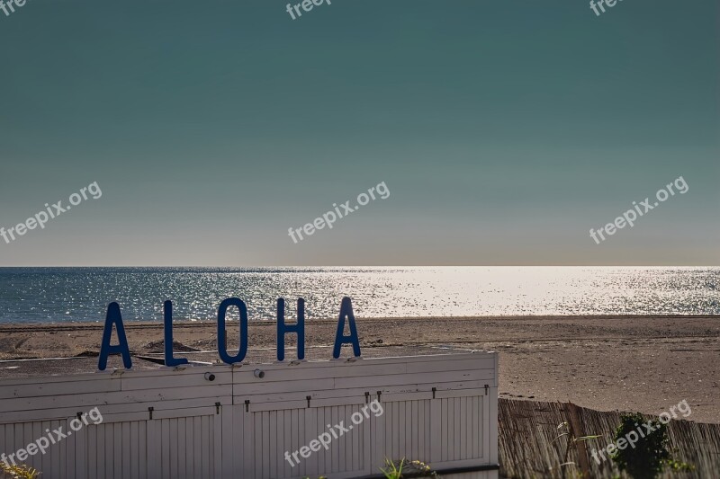 Aloha Hawaii Sign Hawaiian Nature