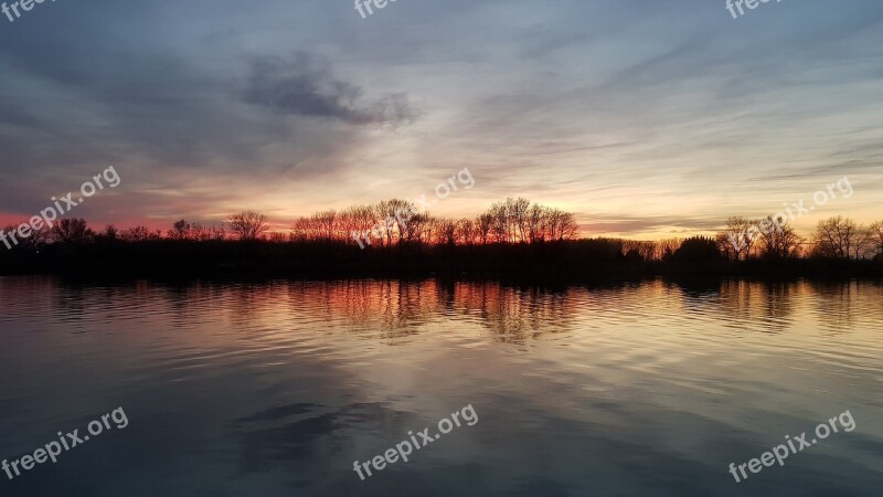 Water Sky River Nature Landscape