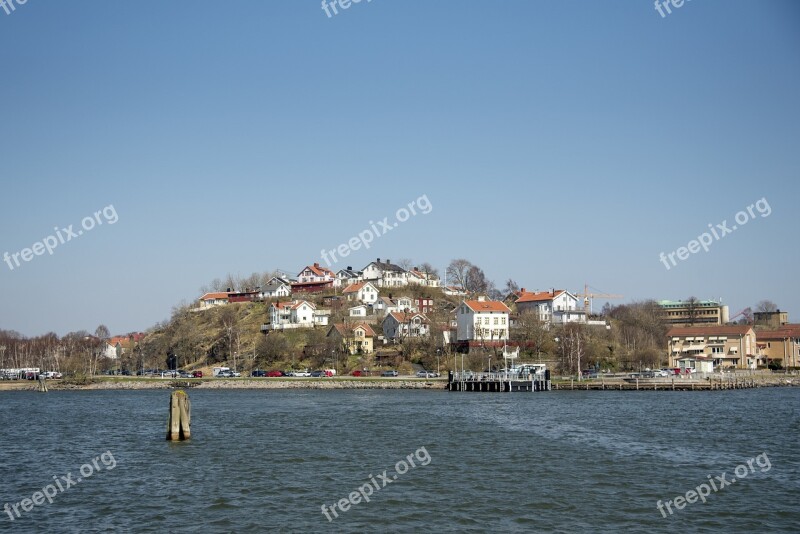 Gothenburg Hisingen Castle Hill Lindholmen Today