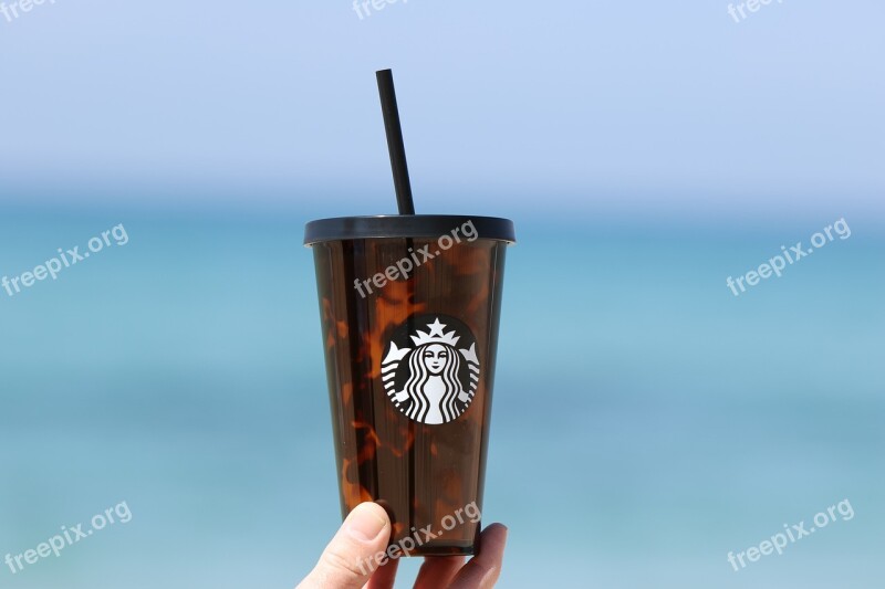 Beverage Coffee Starbucks Ice Coffee Morning