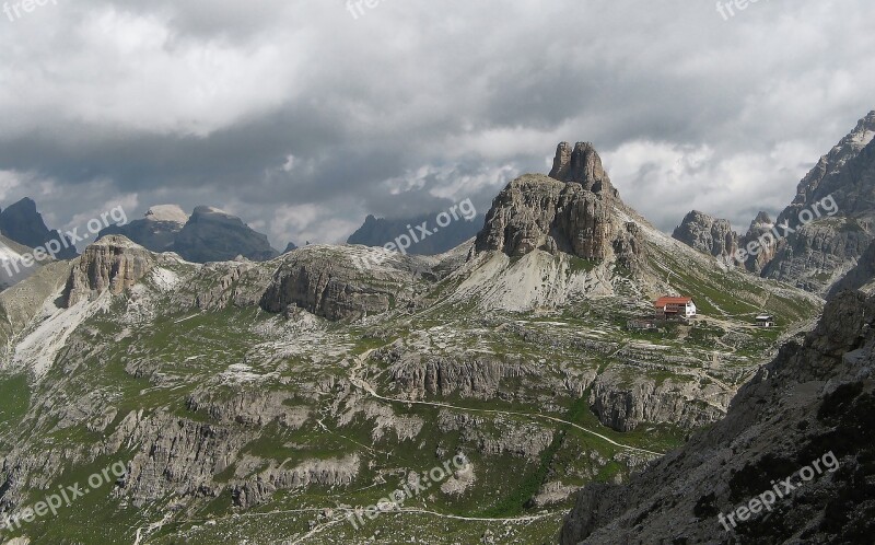 Dolomites Dolomiti Mountains Landscape Italy