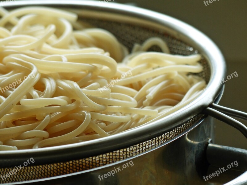 Noodles Spaghetti Pasta Cook Eat