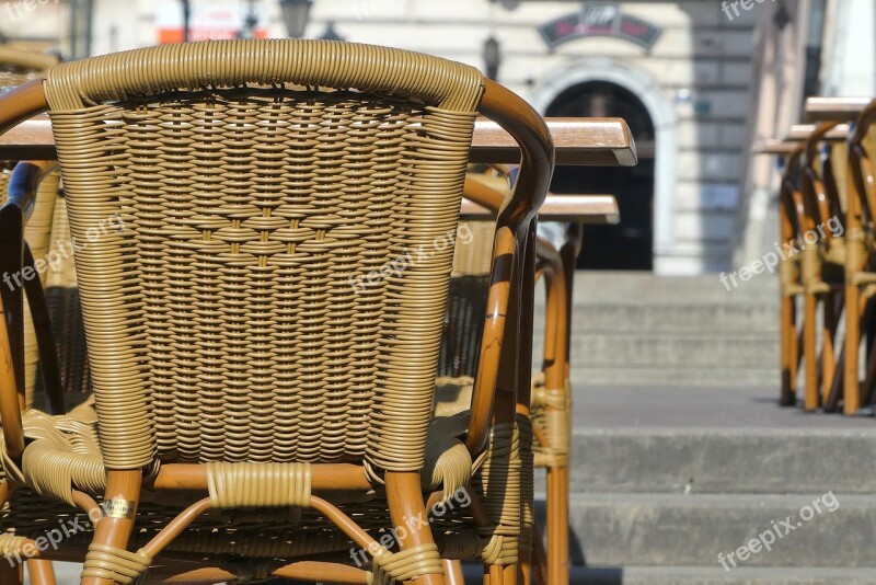 Chair Wicker Seat Patio Spring