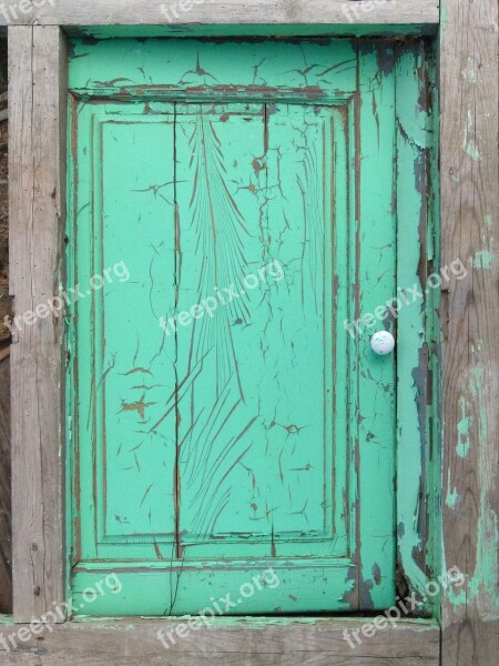 Window Old Peeling Paint Texture Abandoned