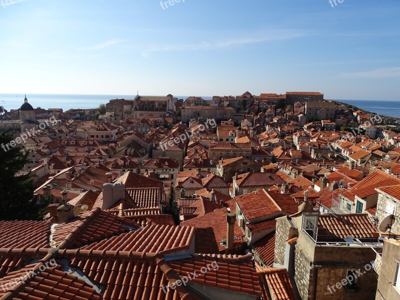 Croatia Dubrovnik City Dalmatia Historic Center