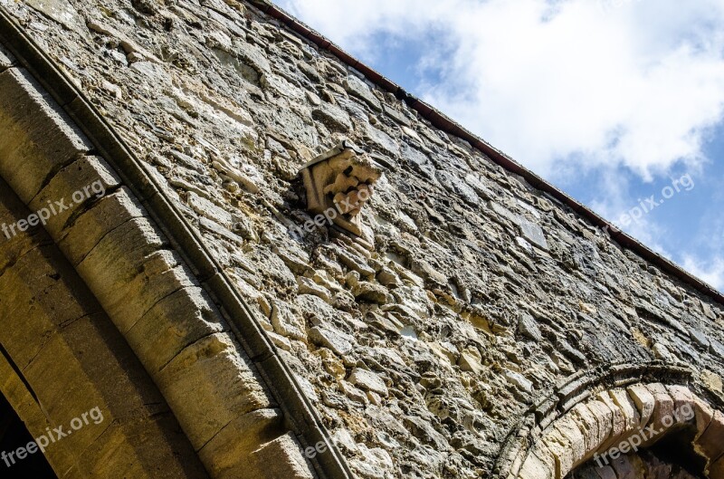 Portsmouth City Wall Stones England Stone Wall