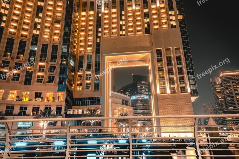 Dubai Asia Orient Marina Skyline