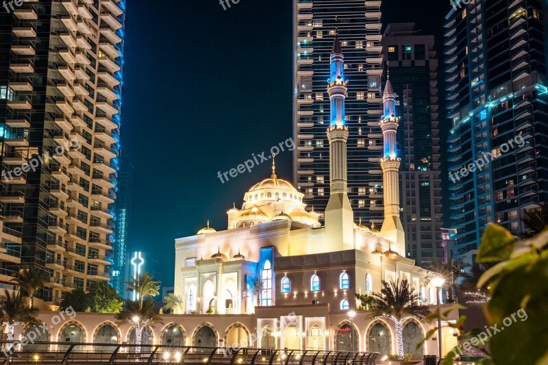 Dubai Asia Orient Marina Skyline