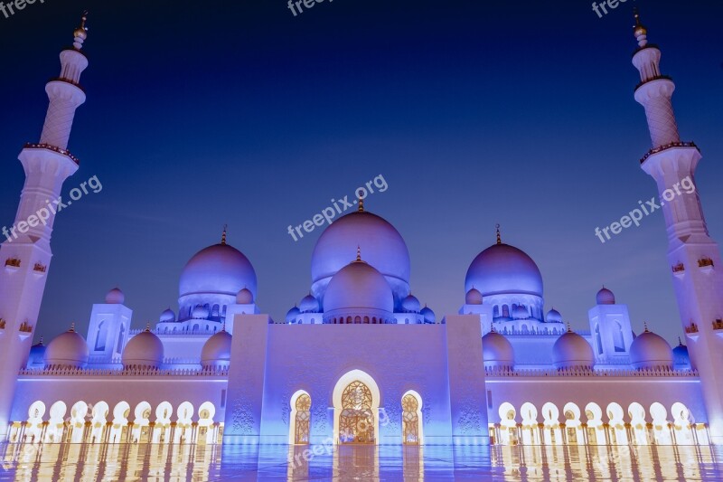 Abu -habi Mosque Sheik Zahey Religion