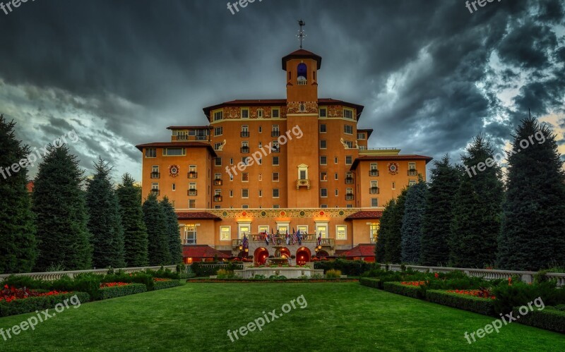 Broadmoor Hotel Colorado Springs America Lodging Building