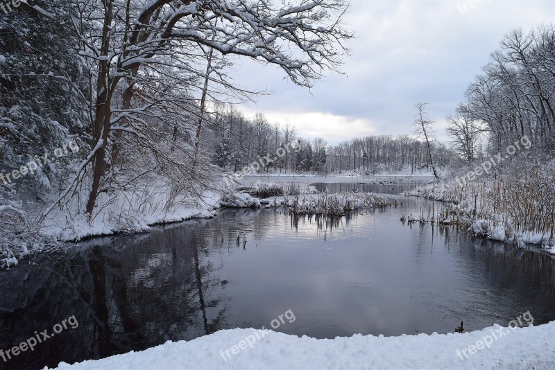 Snow Winter Cold Nature Landscape