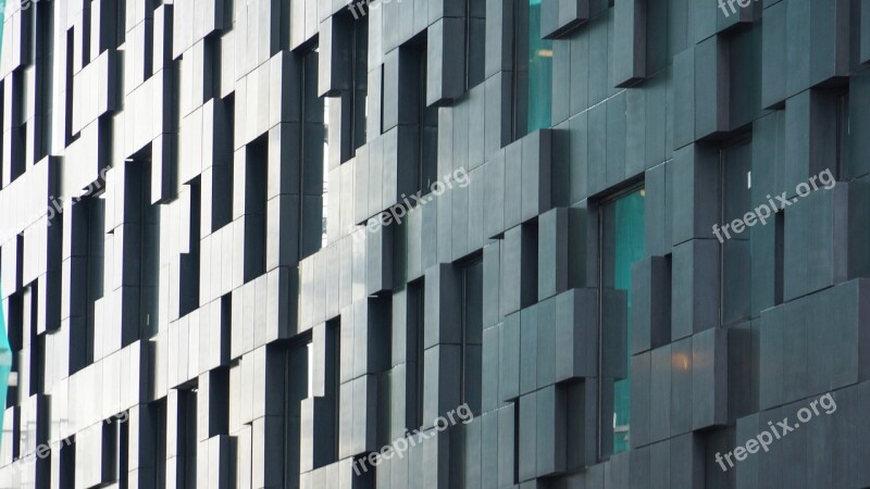 Building Barcode Architecture Modern Scandinavia