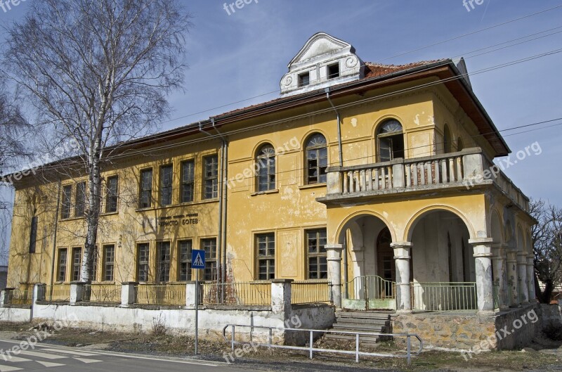 Abandoned School Bulgaria Village Dilapidated Europe