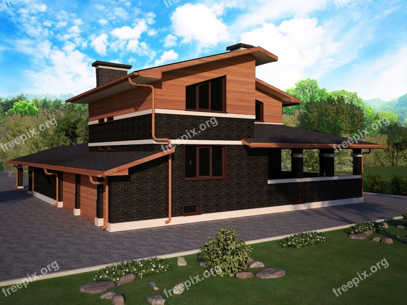 Architecture House Cottage Project Building