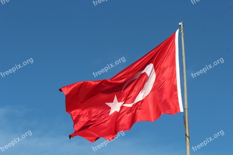 Turkish Flag Turkish Flag Turkey Month