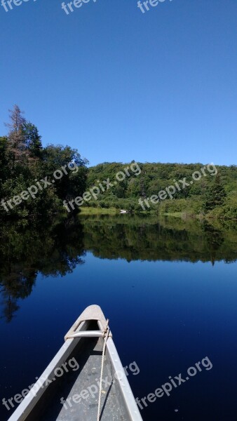 Canoe Nature River Leisure Canada