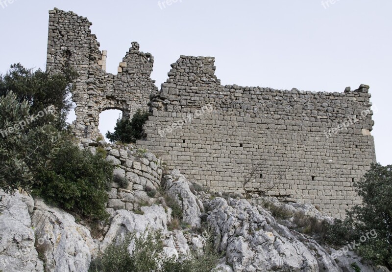 Castle Ruin Fortress Middle Ages Medieval