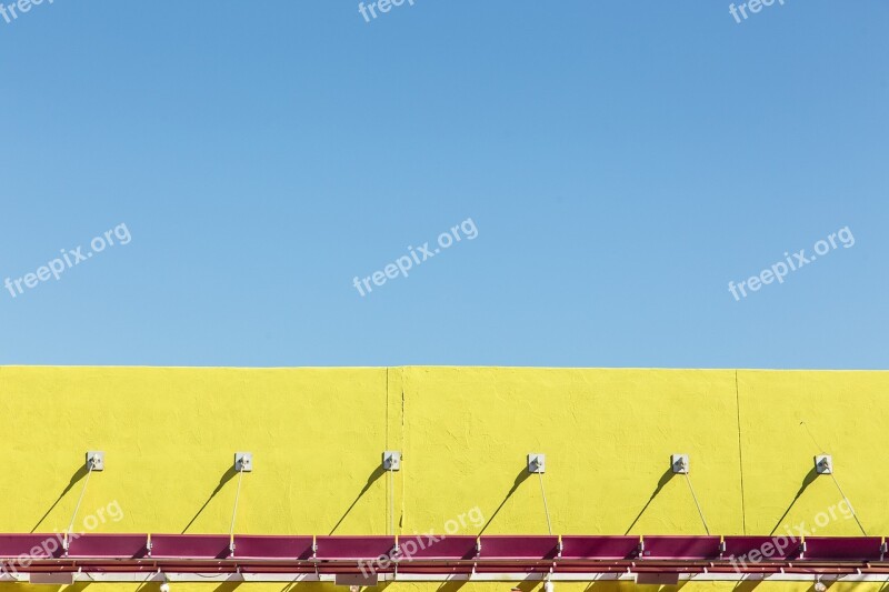 Bright Building Colourful Exterior Outdoors