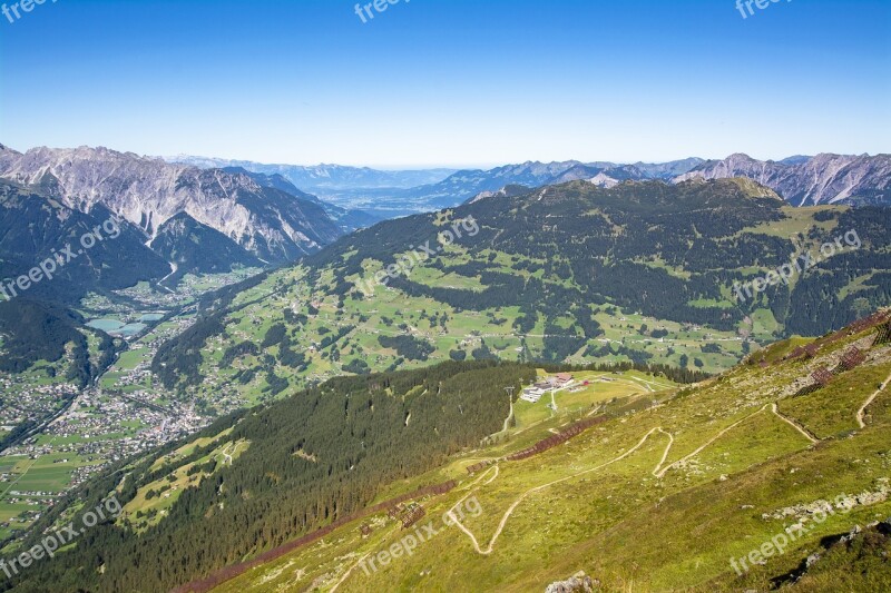 Vorarlberg Montafon Austria Alpine Mountains