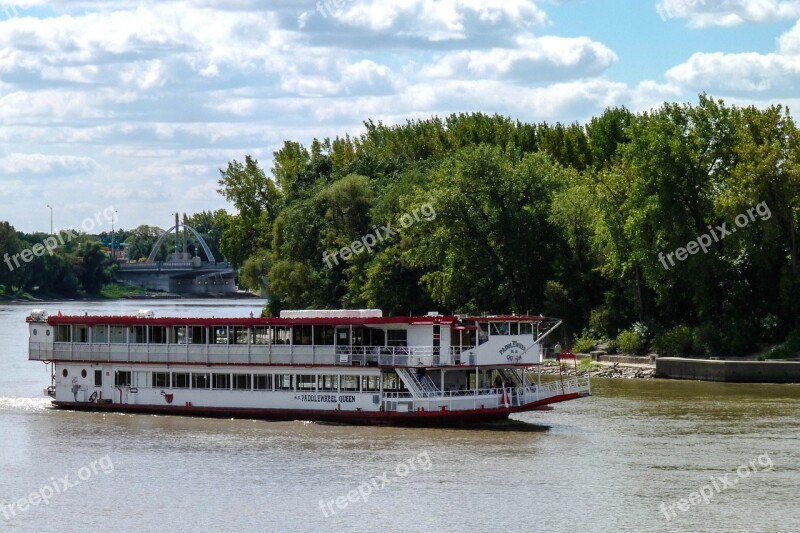 River Boat Winnipeg Manitoba Mb Red River