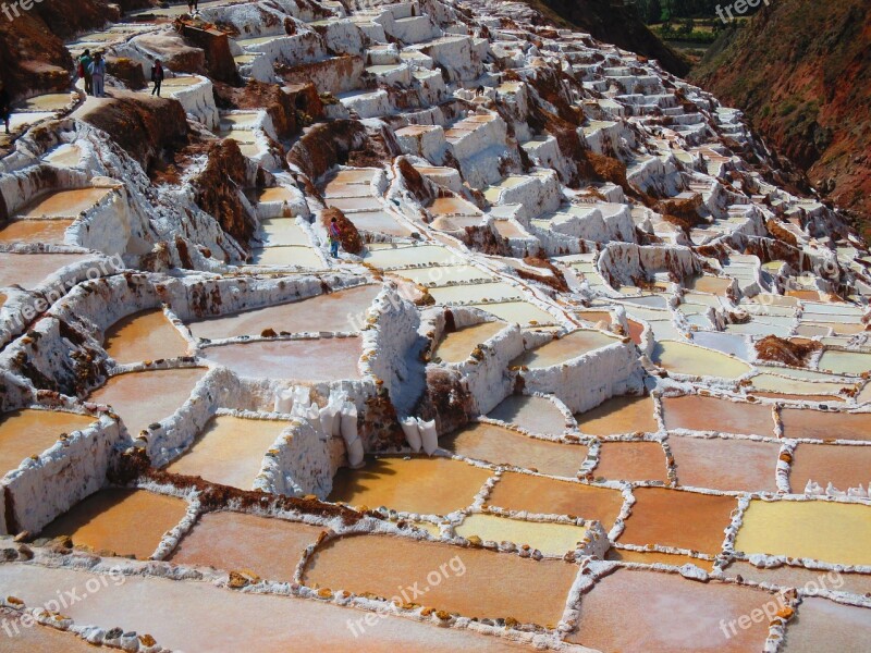 Peru Salt Mountain Color Terraces