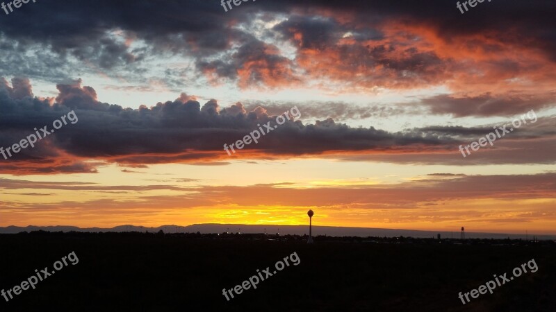 Sunrise Sunset Landscape Nature Sky