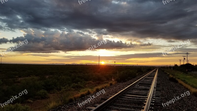 Sunrise Sunset Landscape Nature Sky