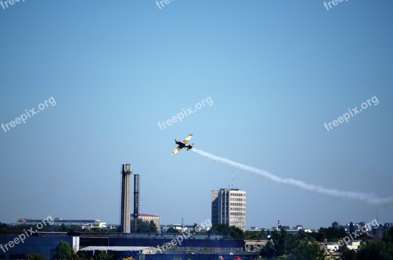 Airplane Clouds Sky Free Photos