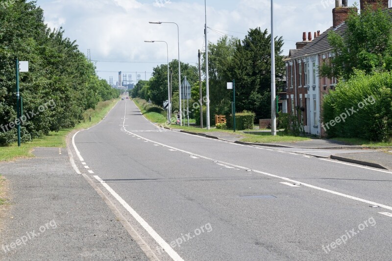 Road Industry Infrastructure Distant Energy