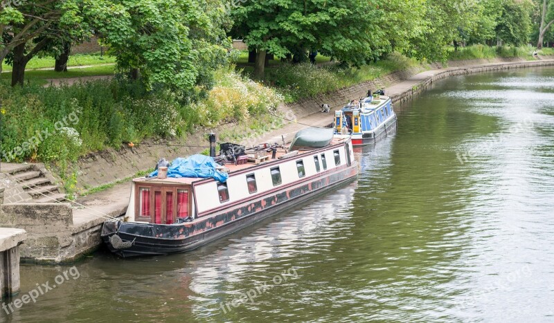 Canal Boat Water Tourism Vacation